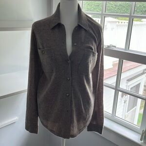 Sunny cashmere button down